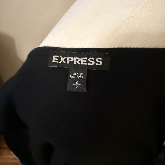 Express Black and Blue Chevron Tank Top - Picture 6 of 7